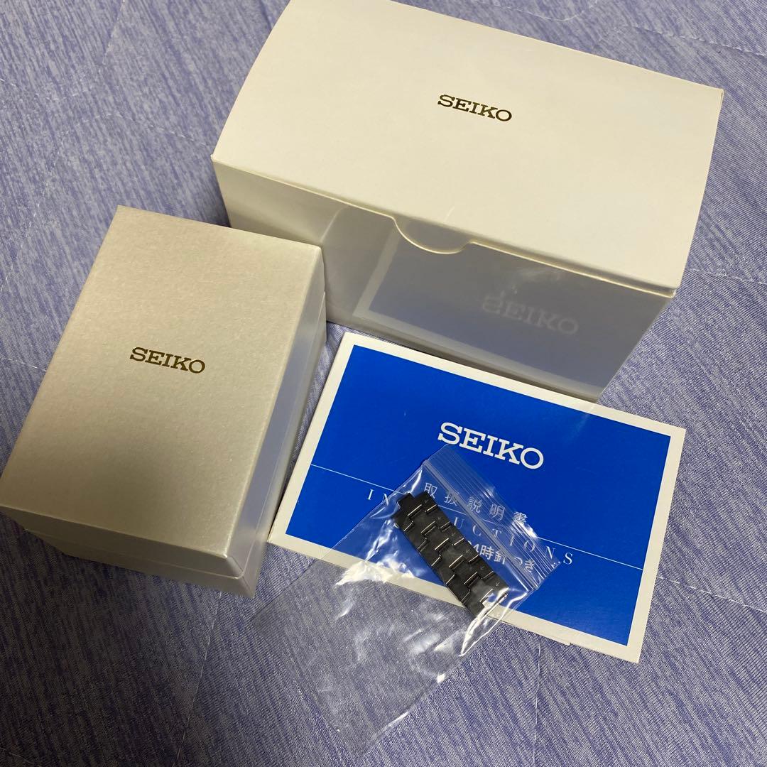 SEIKOソーラー時計　ブラック