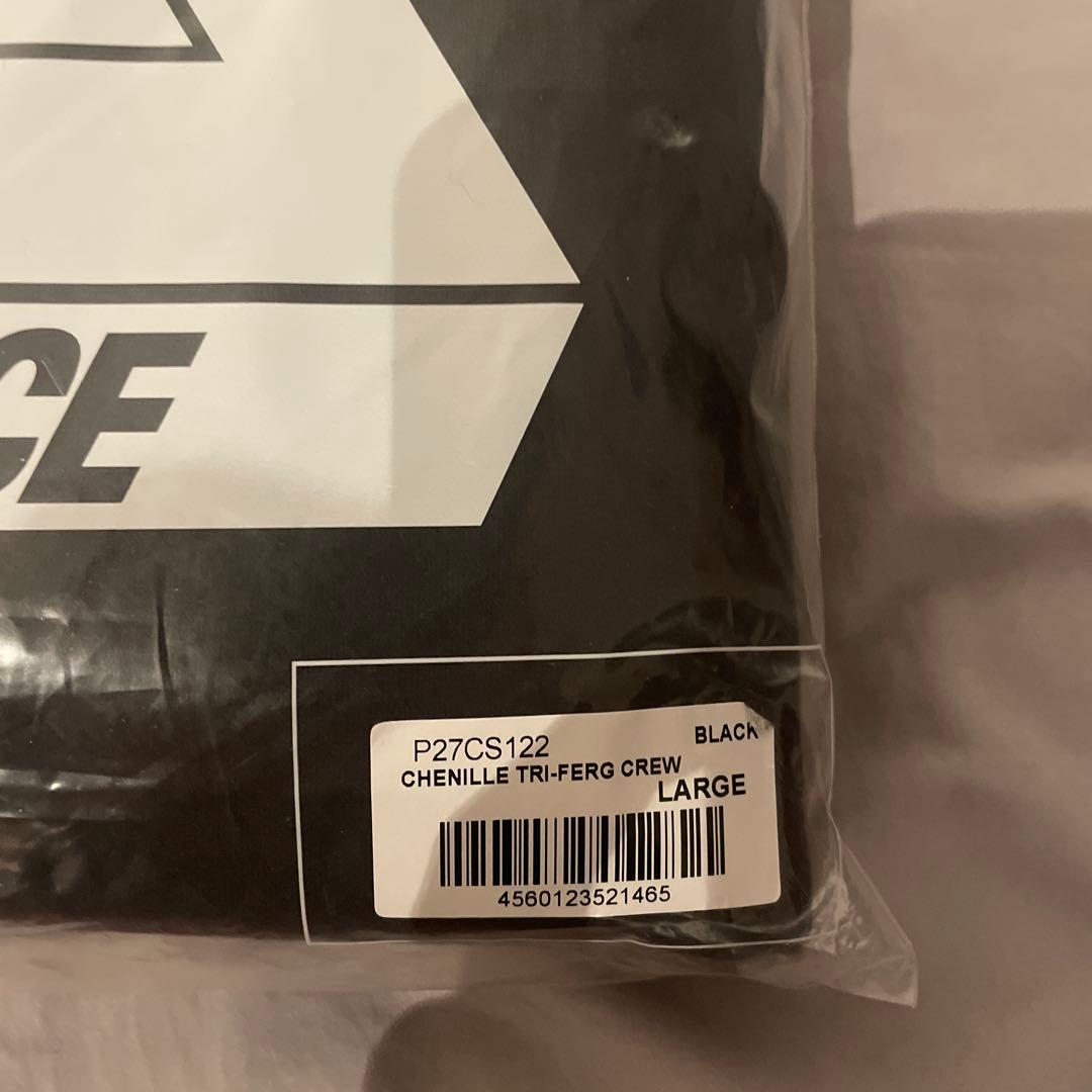 PALACE CHENILLE TRI-FERG CREE ブラック　L