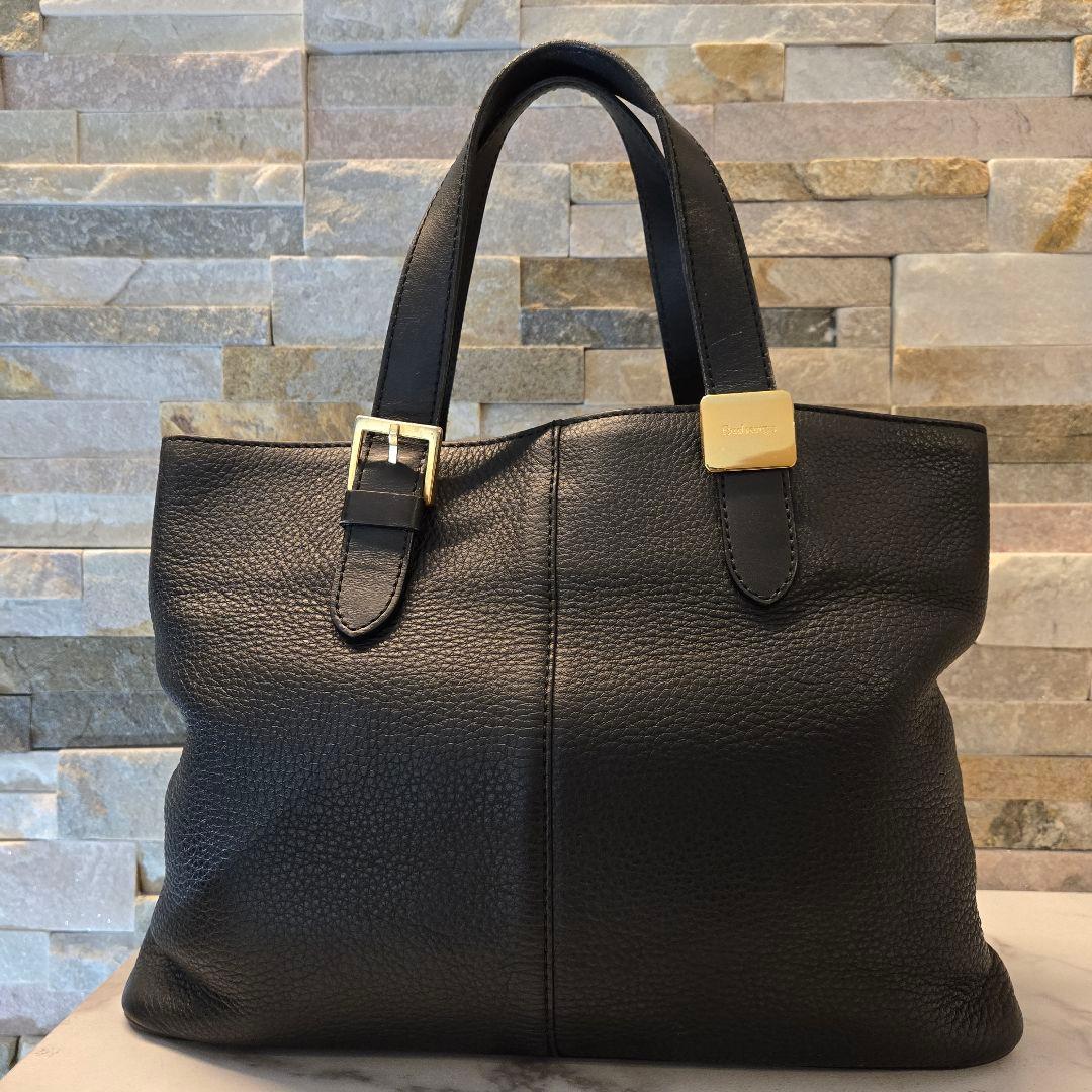 BURBERRY　バーバリー　ハンドバッグ　レザー　ブラック　ノバチェック