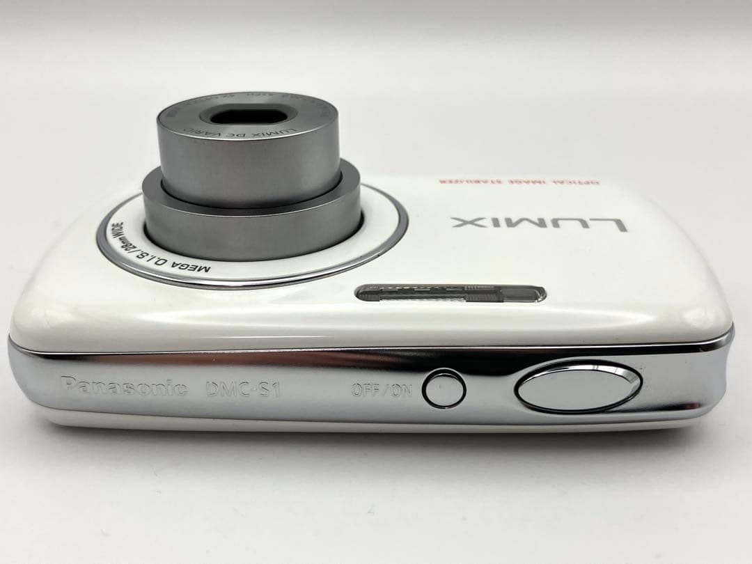 【美品】 LUMIX DMC-S1 ホワイト　コンパクトデジタルカメラ