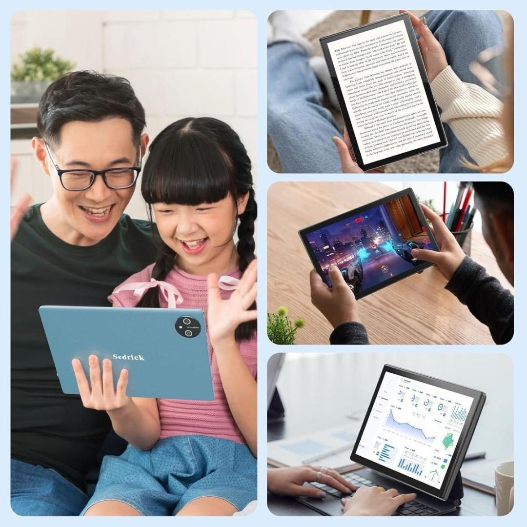 Android15 タブレット 本体 12GB+64GB+1TB 10.1インチ