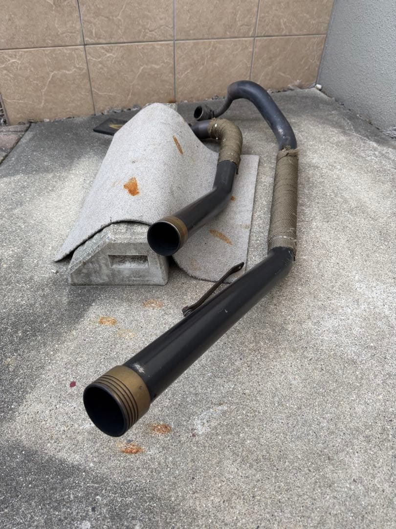 ドラッグスター400 アップスイープマフラー