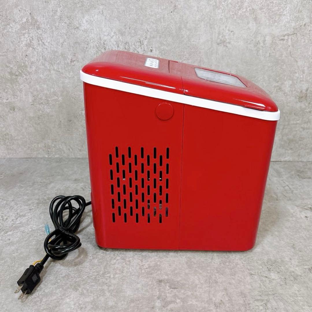 ベルソス 家庭用 コンパクト高速製氷機 レッド VS-ICE07RD