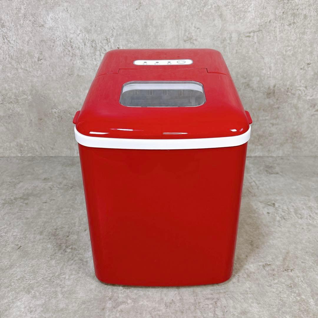 ベルソス 家庭用 コンパクト高速製氷機 レッド VS-ICE07RD