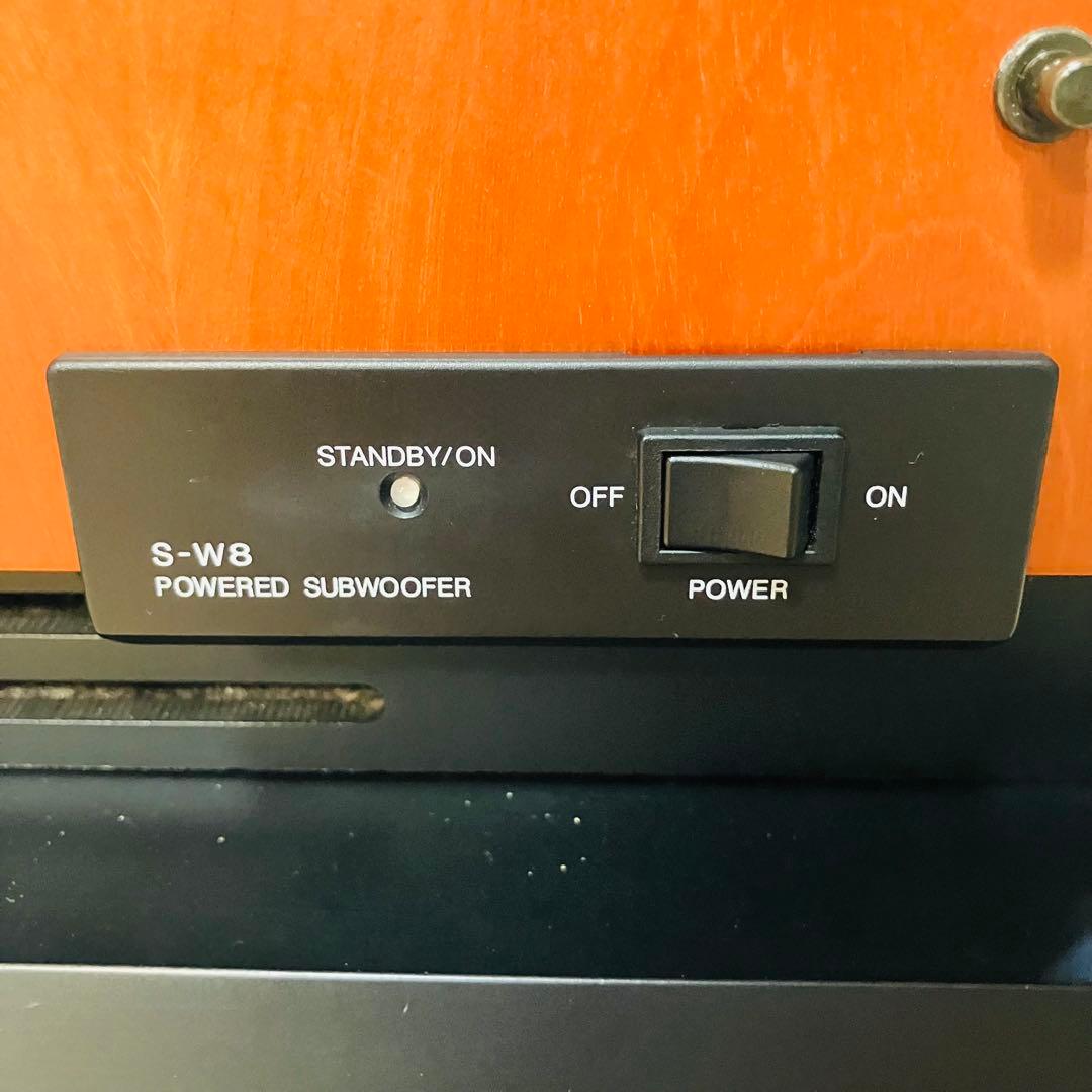 美品 希少 Pioneer パワードサブウーファー S-W8 チェリー