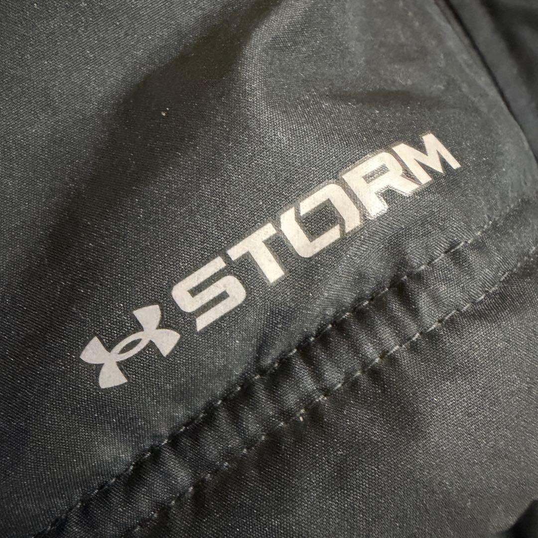 UNDER ARMOUR 保温性 ロゴプリント フーデット ベンチコート XXL