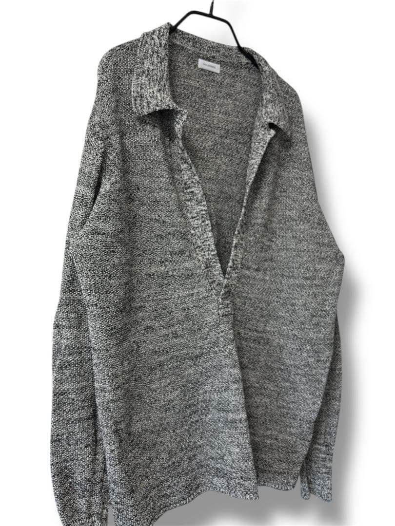 【美品】 WALENODE ウェルノード スキッパーニット グレー 1