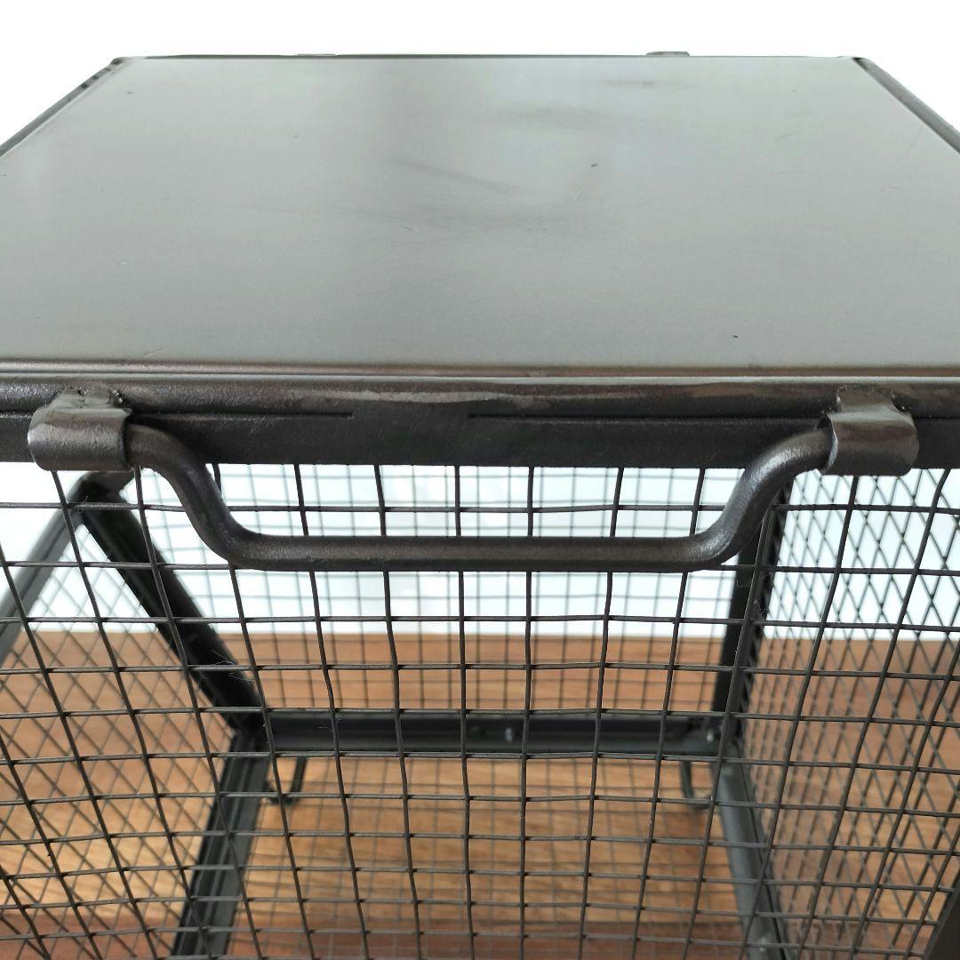 LIFE FURNITURE MESH BOX & TABLE マガジンラック