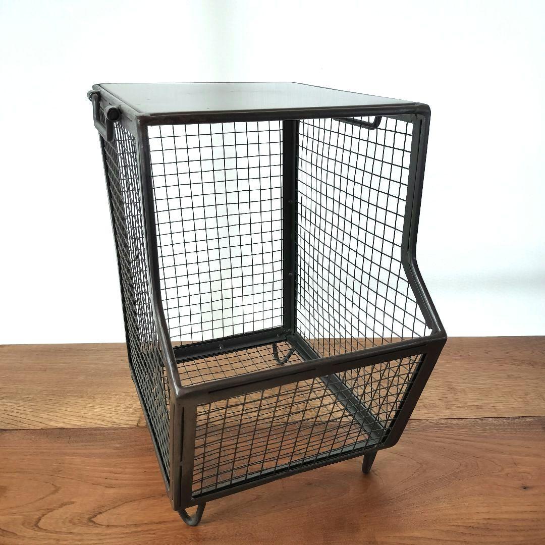 LIFE FURNITURE MESH BOX & TABLE マガジンラック
