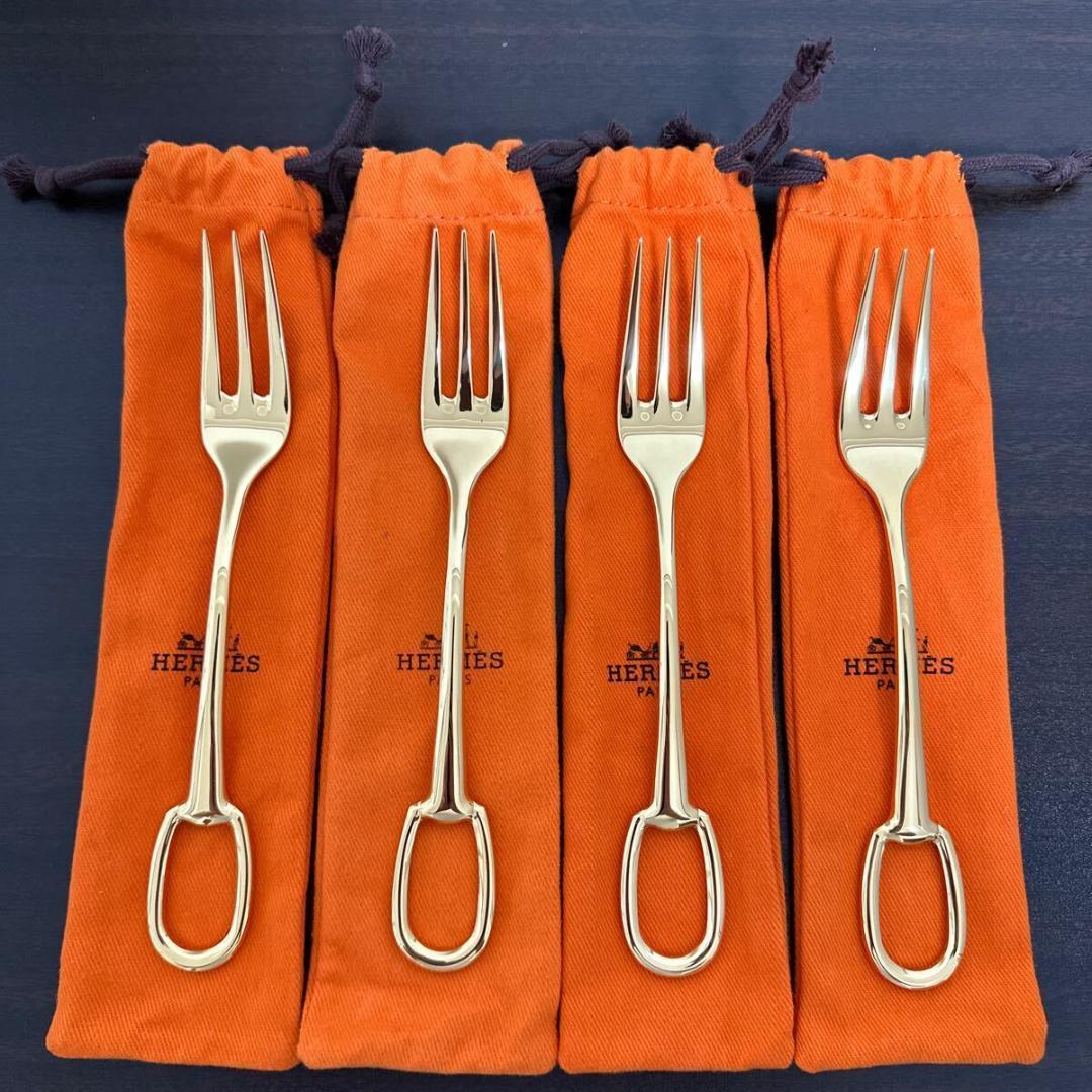 エルメス グラン・アトラージュ ディナースプーン ディナーフォーク 8本セット