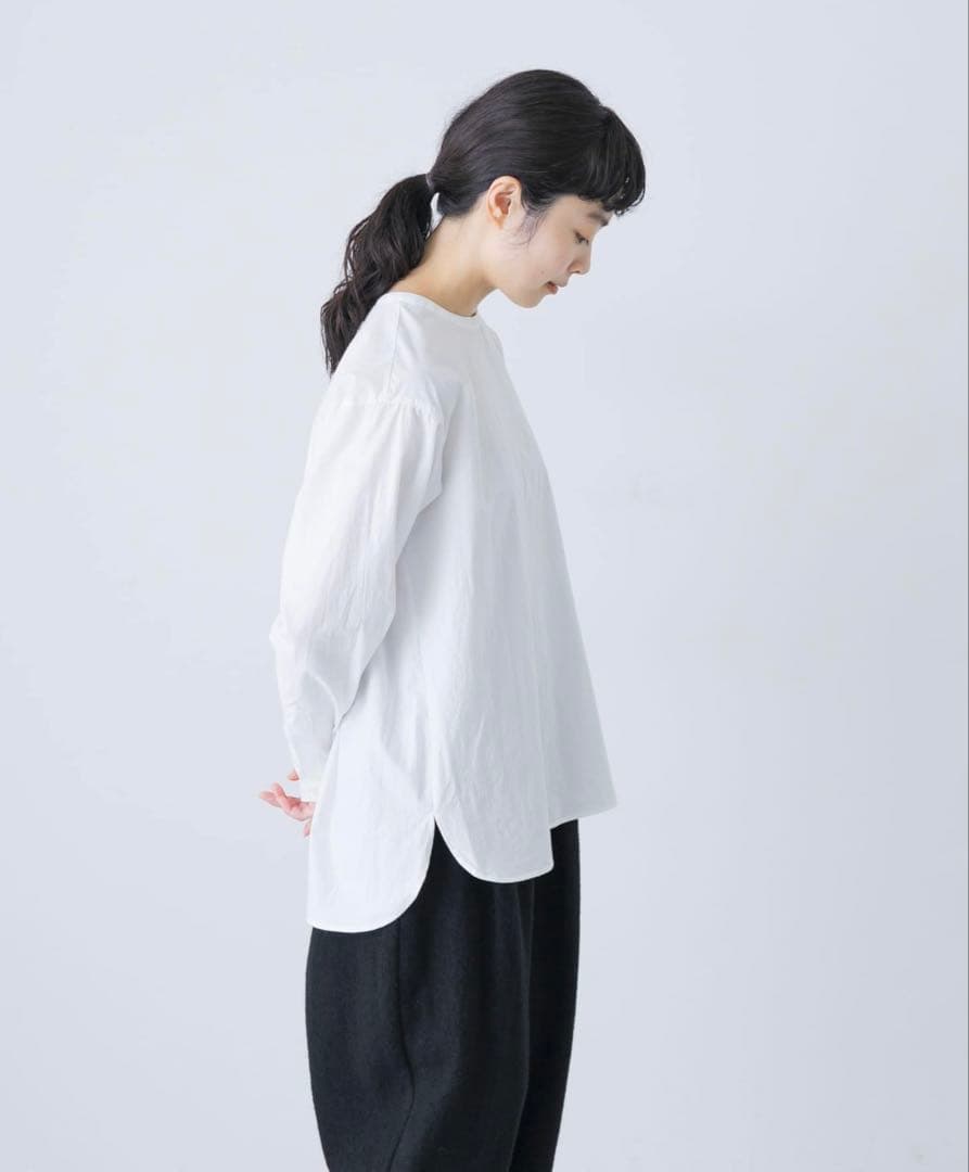 かぐれ☆コットンクルーネックプルオーバーシャツ