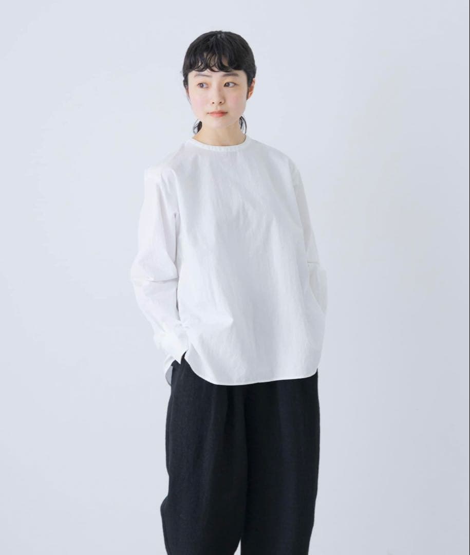 かぐれ☆コットンクルーネックプルオーバーシャツ