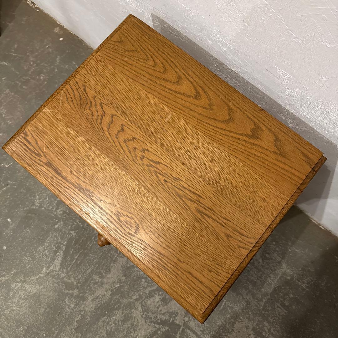 年末年始saleヴィンテージ　木製サイドテーブル　引き出し付き　1