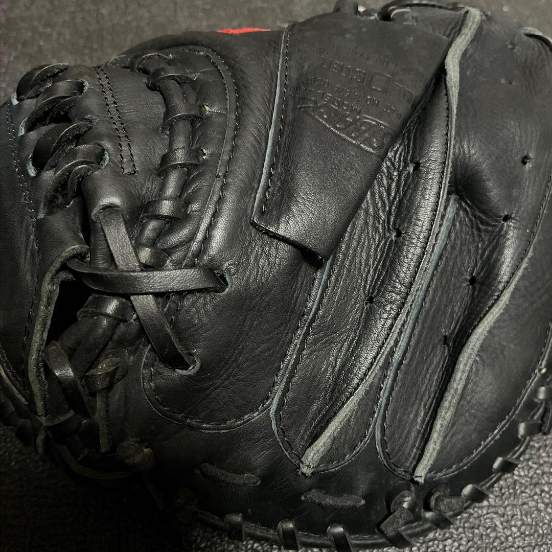 ローリングス 軟式グローブ ブラックレザー 大人用 キャッチャーミット 96