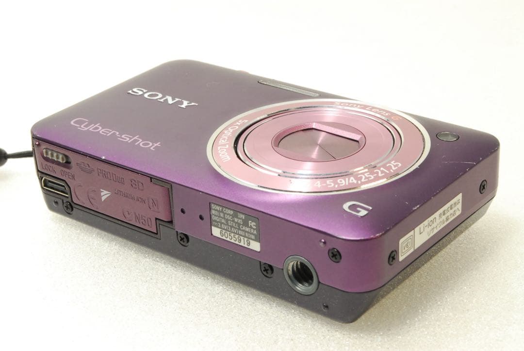 サン_SONY DSC-WX5 ❤️スマホ転送 動作確認済 パープル