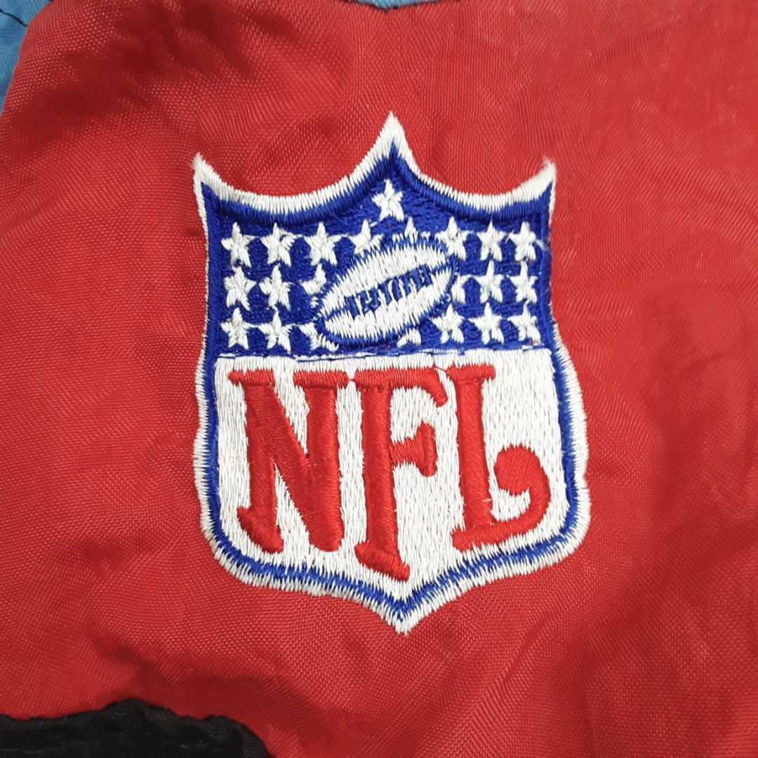 美品◎STARTER NFL OILERS プルオーバーナイロンジャケット 黒