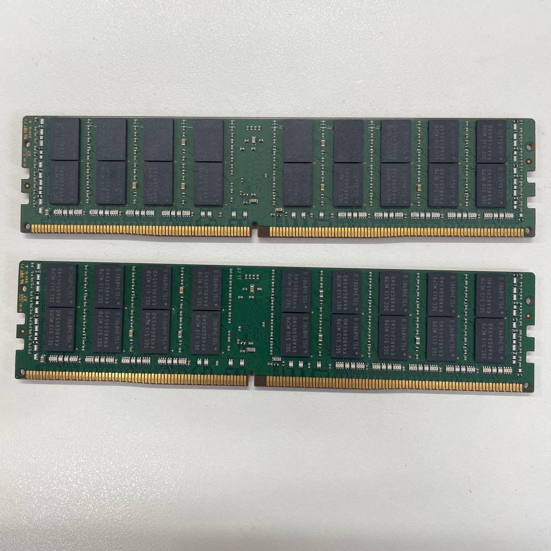 Samsung DDR4 32gb×2枚　メモリ