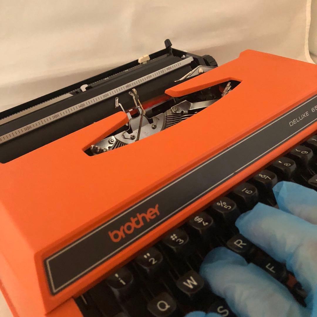 BROTHER DELUXE 650TR タイプライター　昭和レトロ