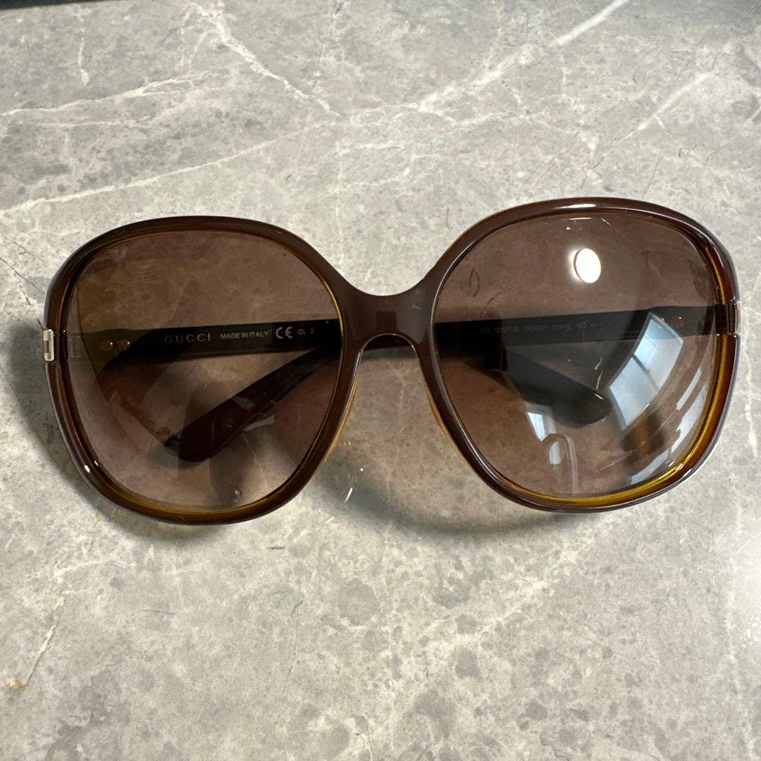 【美品】GUCCI GG 3211/F/S ブラウン　サングラス