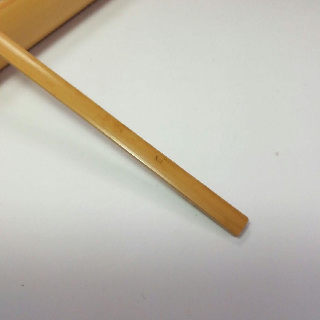 Ｓ４１９　茶杓　『大徳寺　小林太玄　箱書』『銘　初時雨』『竹茶杓』共箱　茶道具