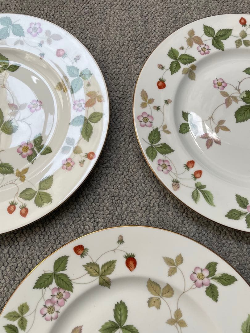 ウェッジウッド　ワイルドストロベリー　27cmプレート　6枚セット