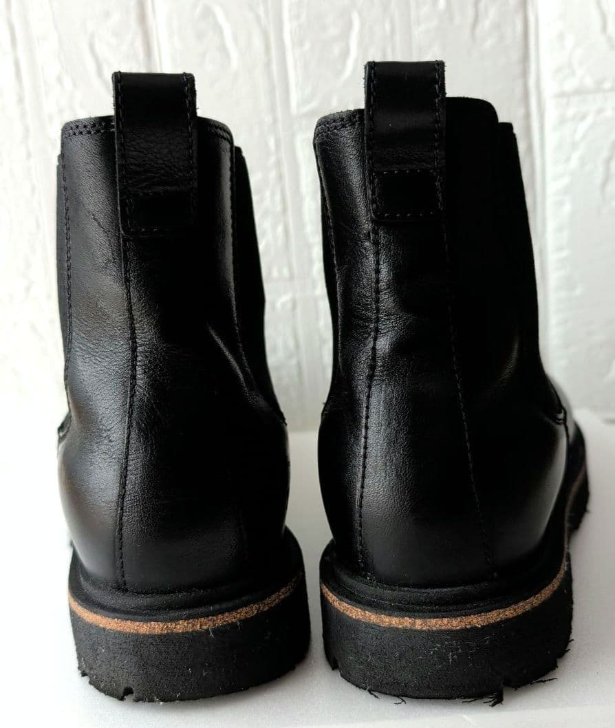 ビルケンシュトック　サイドゴアブーツ レザー ブラック　39