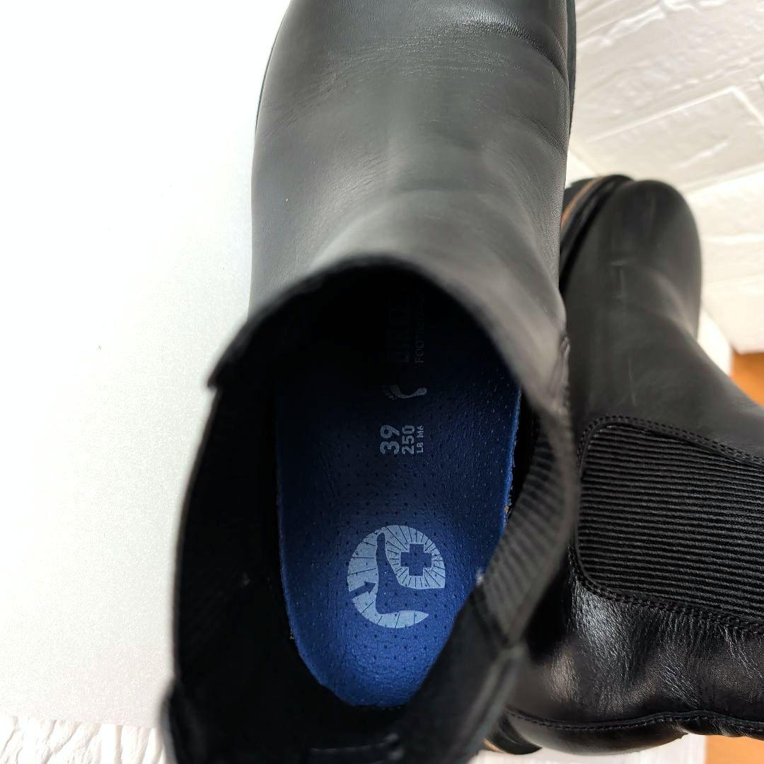 ビルケンシュトック　サイドゴアブーツ レザー ブラック　39