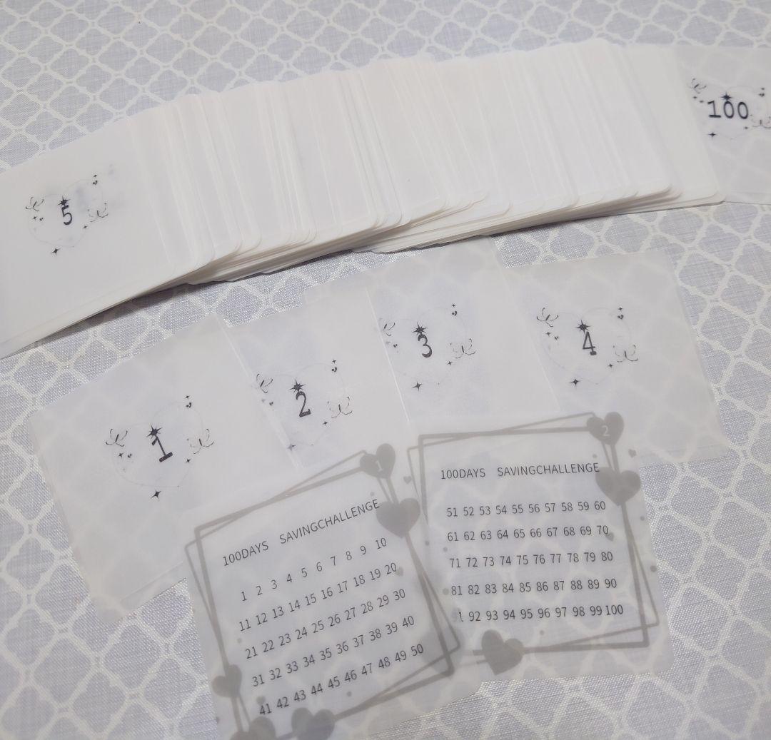 mari☆　100Daysハートデザイン　30Daysフレブルデザイン