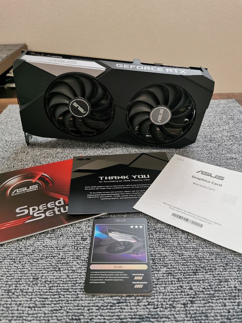 ASUS GeForce RTX 3070 OC 8GB　グラフィックボード