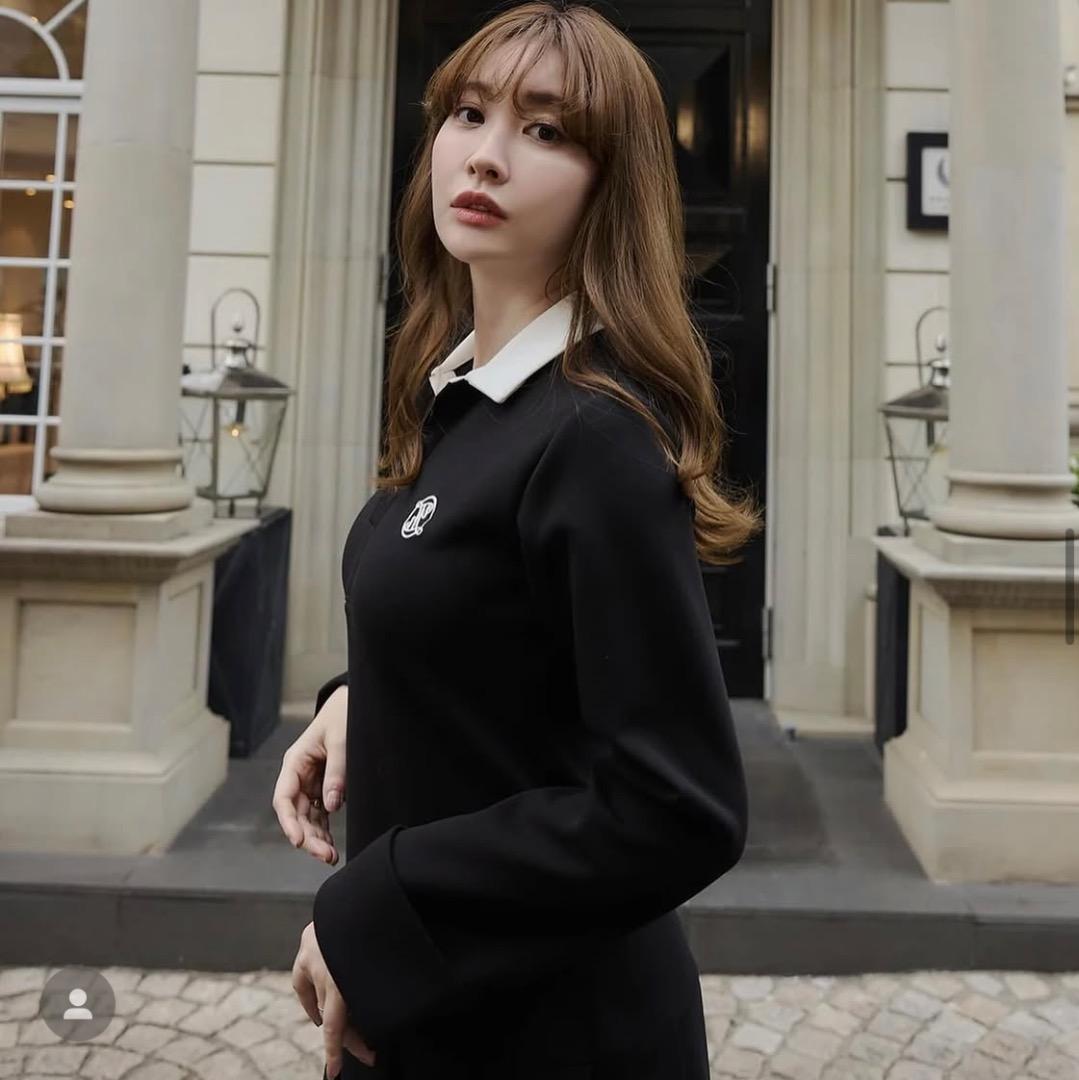 1度着用　herlipto Polo Pleated Mini Dress M