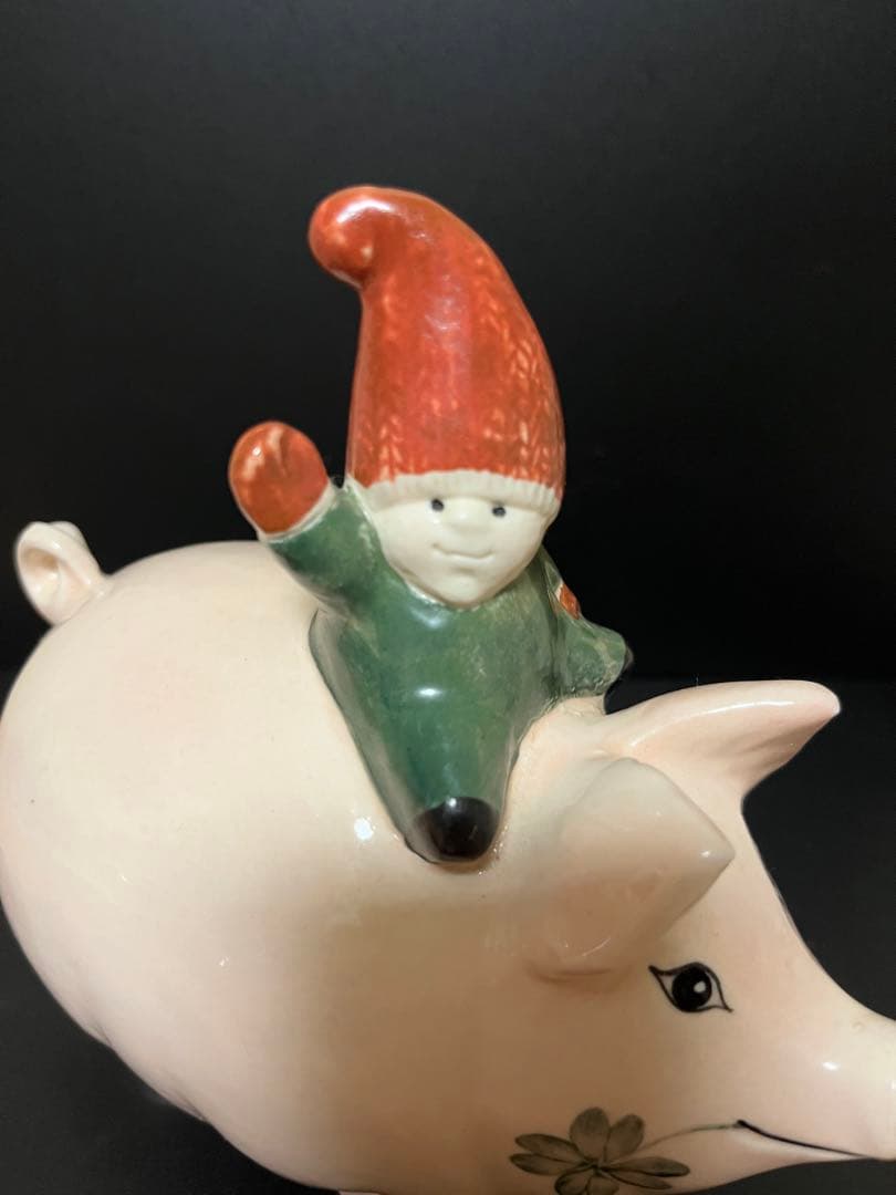 リサラーソン Lisa Larson TOMTE with PIGGY