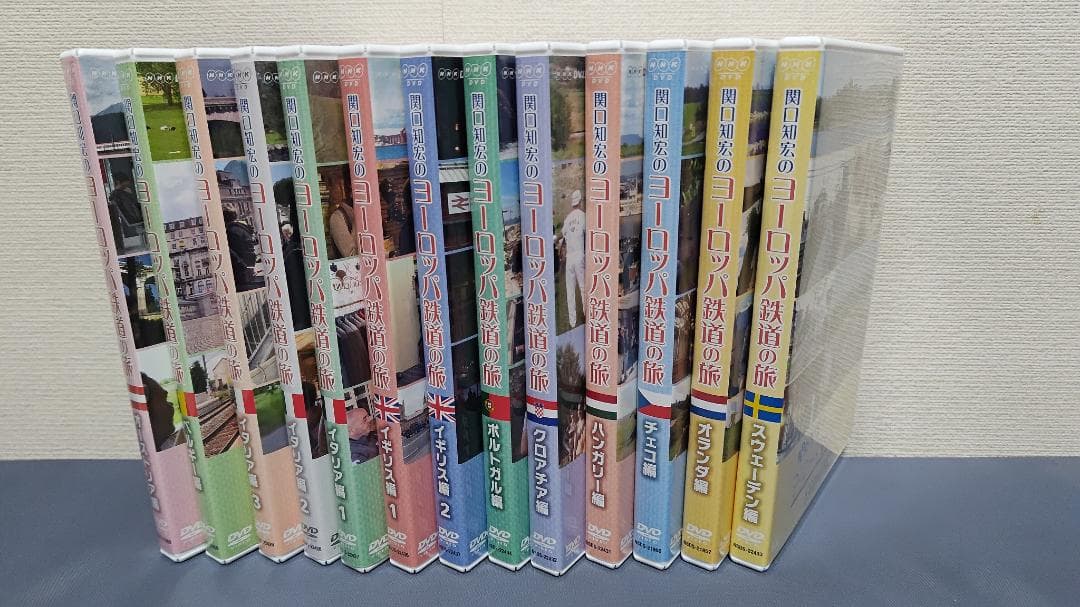 関口知宏のヨーロッパ鉄道の旅 DVD-BOX 全4巻セット