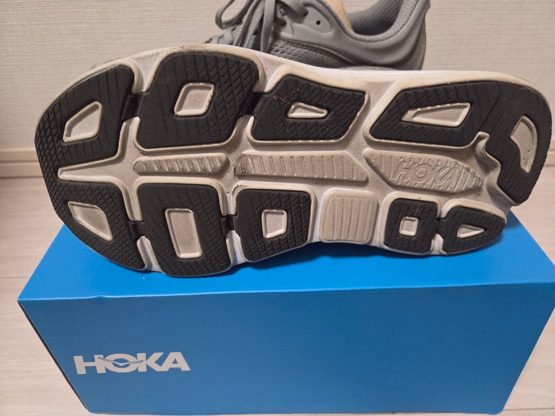 HOKA Bondai 9 WIDE 26.5cm グレー