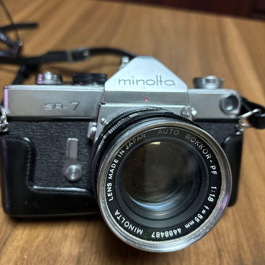 Minolta SR-7 AUTO ROKKOR-PF 55mm レンズセット