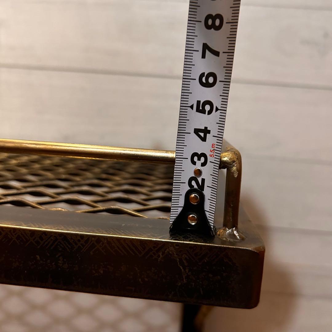 ウォールシェルフ　ツイストシェルフ　アイアンシェルフ　アンティークシェルフ