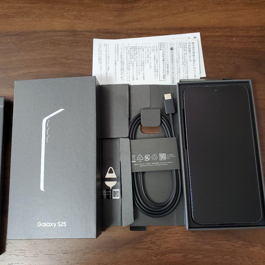 【ほぼ未使用】Galaxy S25 12GB/256GB ブルーブラック
