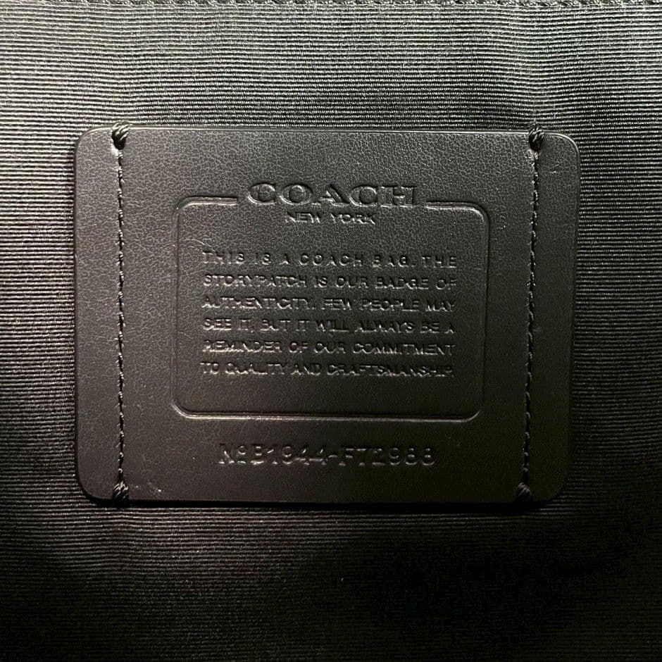 極美品 コーチ ベケット 2way ビジネスバッグ 肩掛け A4 レザー 黒