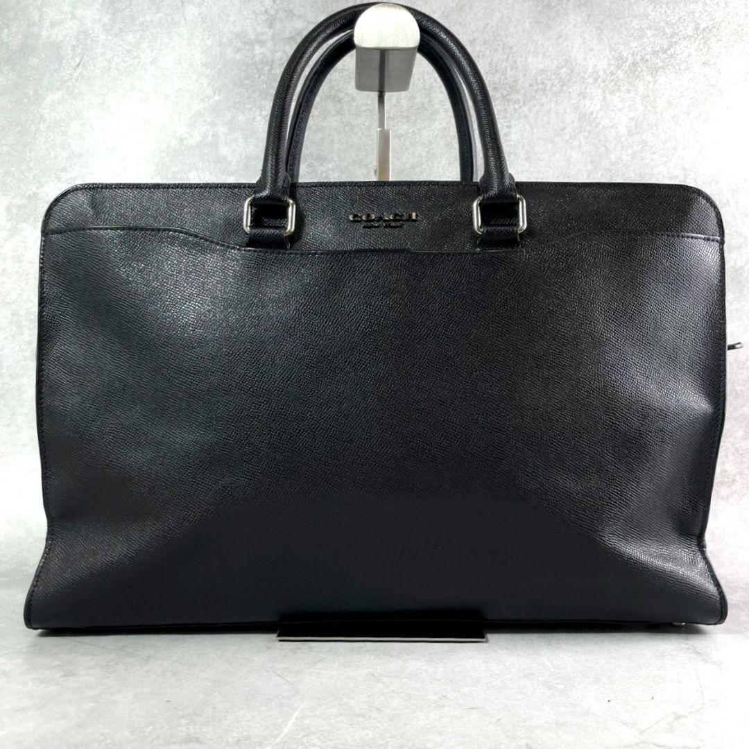 極美品 コーチ ベケット 2way ビジネスバッグ 肩掛け A4 レザー 黒