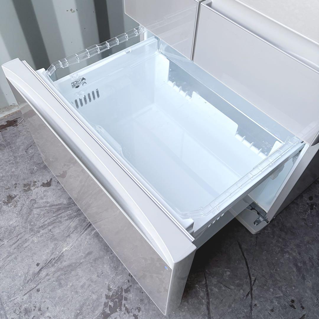 運搬取付無料！ルーセントアイボリー純正東芝マジック大容量6ドア冷蔵庫！完動超美品