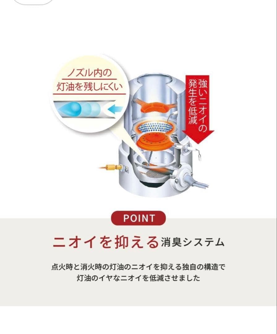 新品　トヨトミ 　石油ファンヒーター ホワイト 小型 コンパクト LC-32P