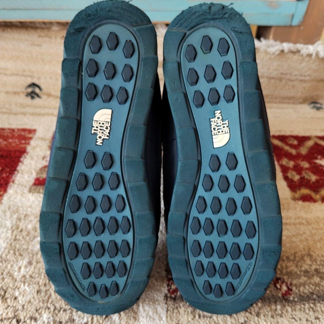 ノースフェイス ダウンブーツ 25㎝ 花柄ネイビー