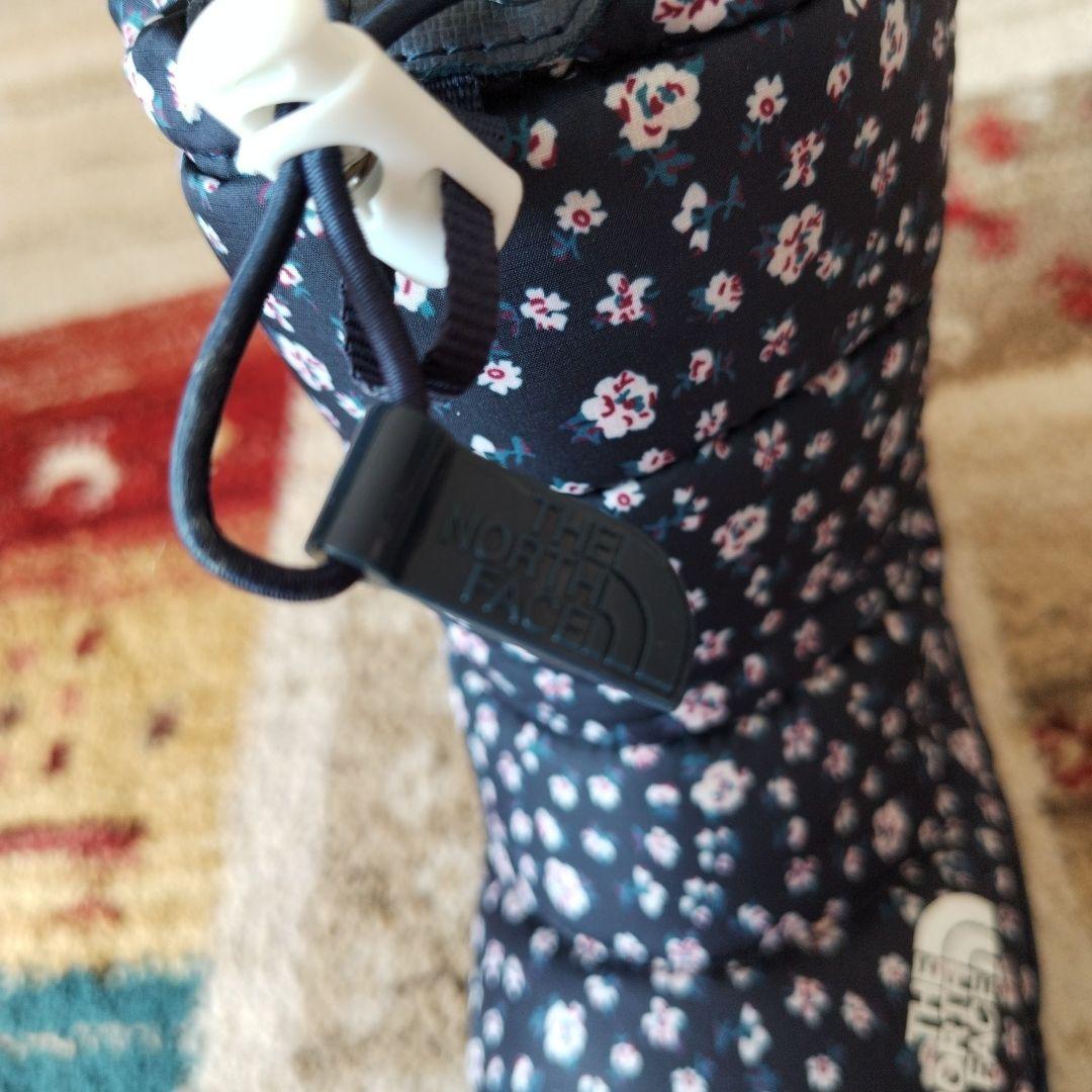 ノースフェイス ダウンブーツ 25㎝ 花柄ネイビー