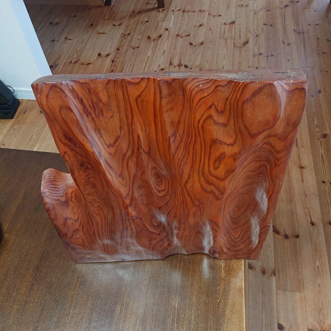 屋久杉無垢一枚板置物