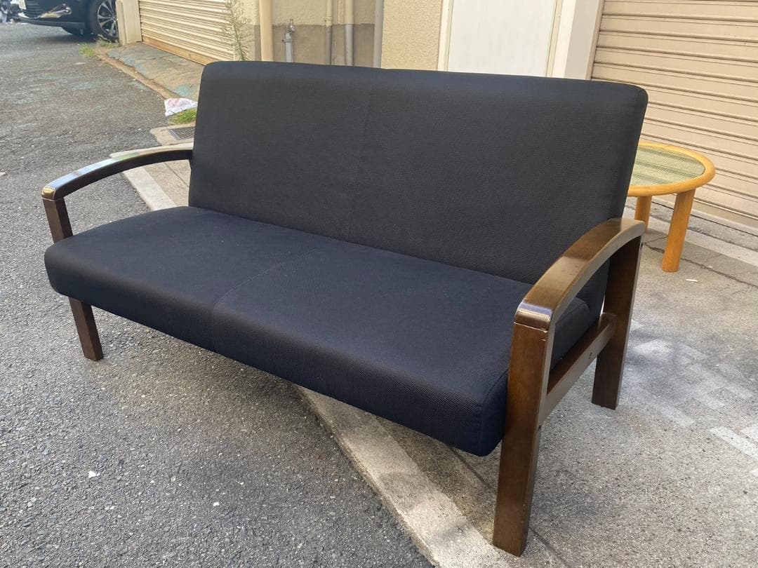 A717♠️コクヨ 2人掛けソファ 応接ソファ