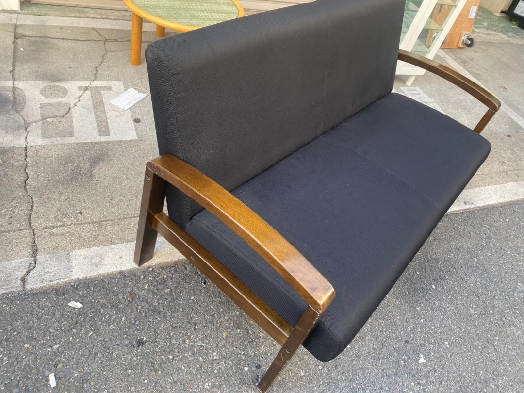 A717♠️コクヨ 2人掛けソファ 応接ソファ