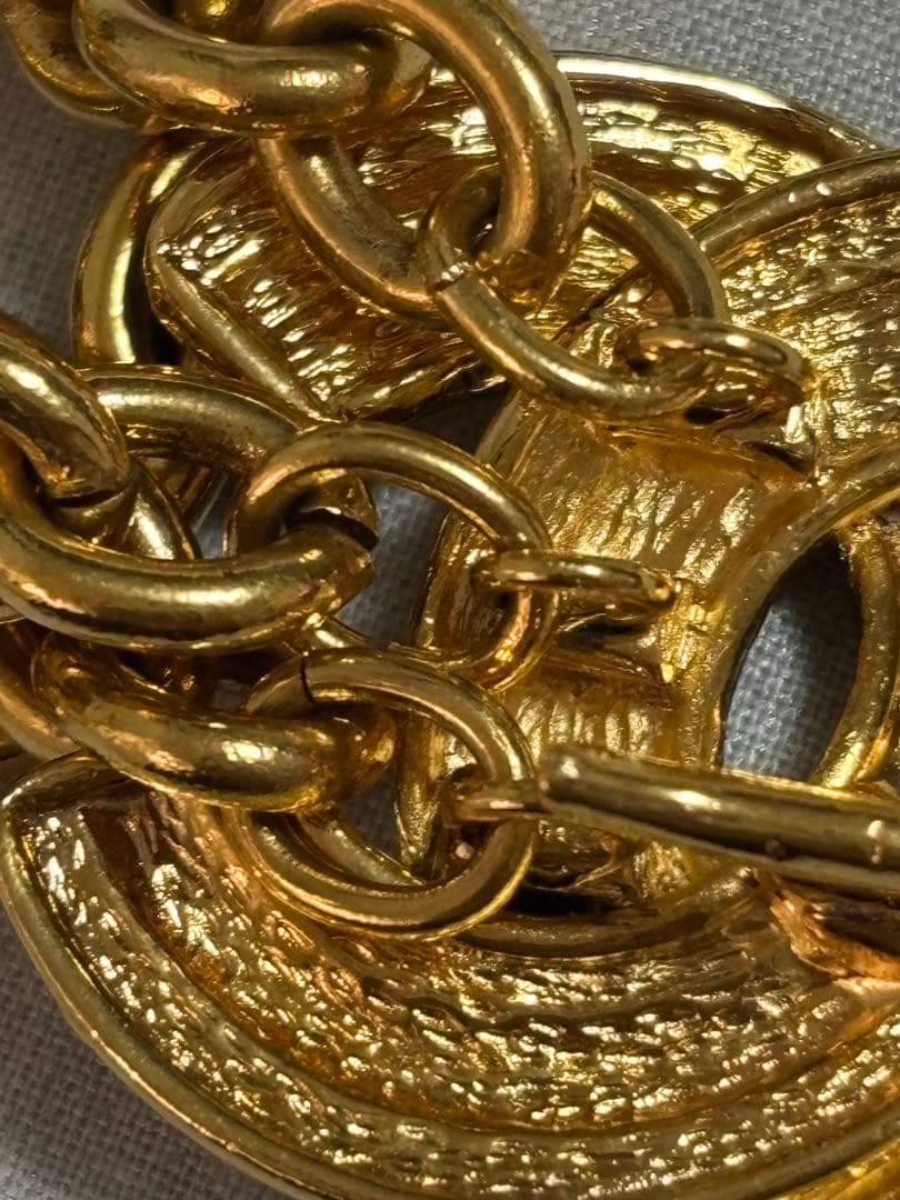 CHANEL ゴールド チェーン　ベルト　ココマーク