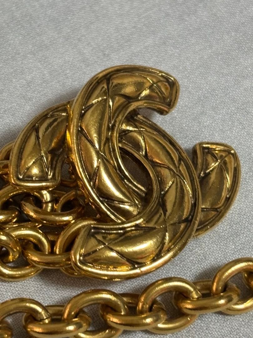 CHANEL ゴールド チェーン　ベルト　ココマーク