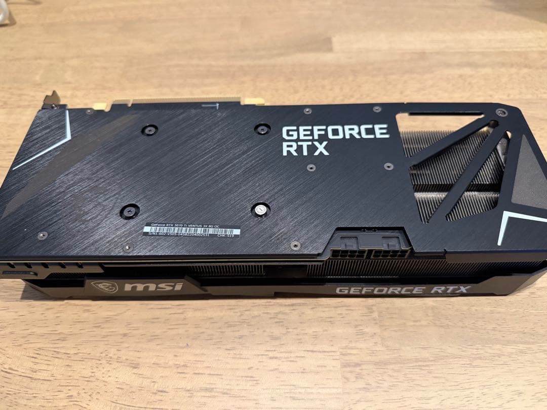 グラフィックボード・グラボ・ビデオカード MSI GeForce RTX 3070 Ti Ventus 3X 8G OC
