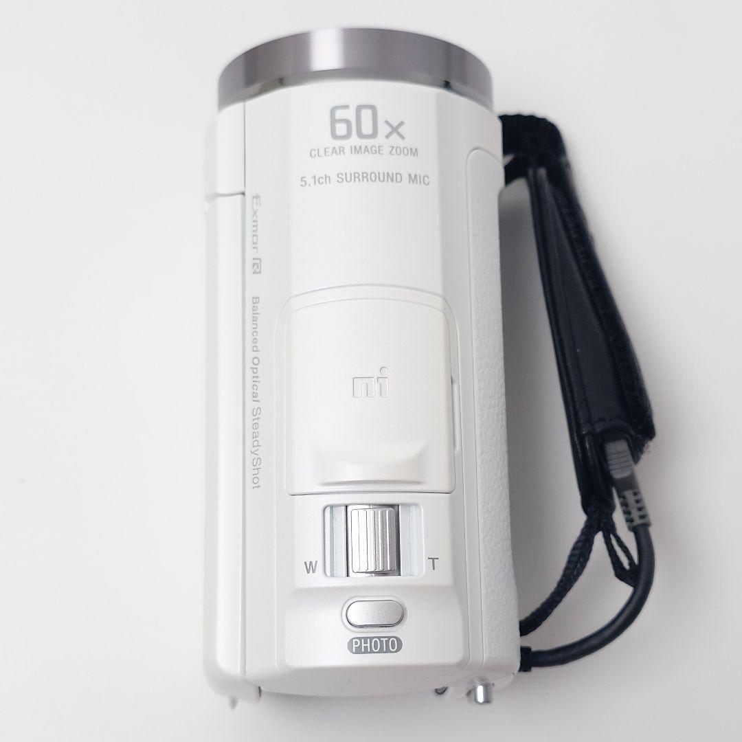 美品■SONY Handycam ハンディカム HDR-CX535 ホワイト