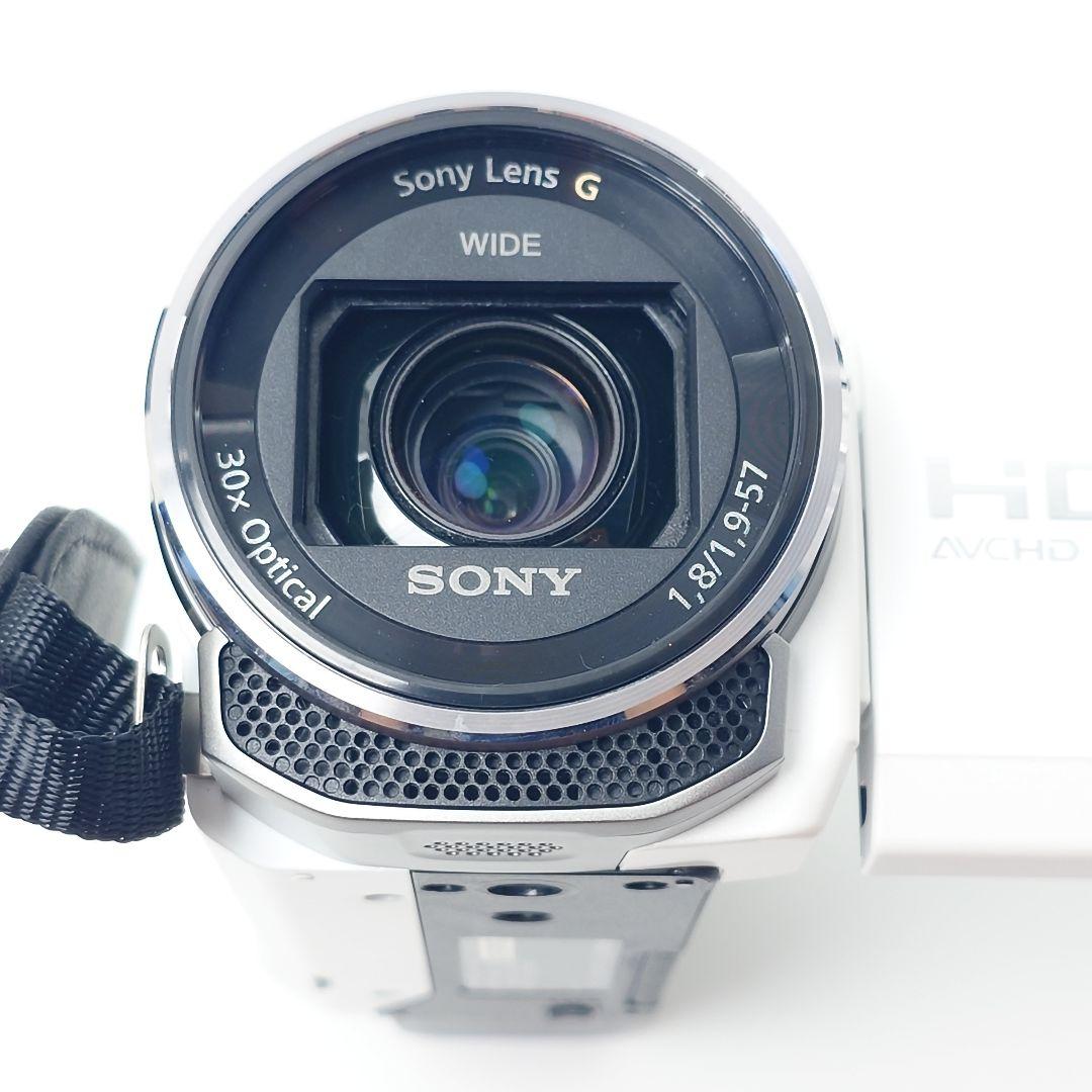 美品■SONY Handycam ハンディカム HDR-CX535 ホワイト